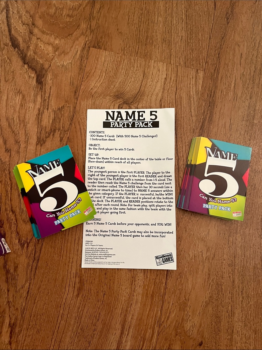 Name 5 Game - Picture 3 of 3